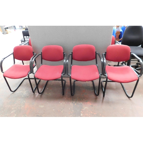 636A - Four reception chairs