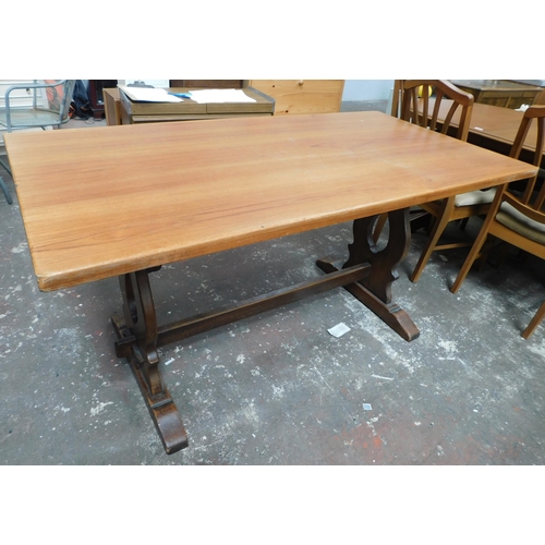 667 - Refectory table - approx. 30