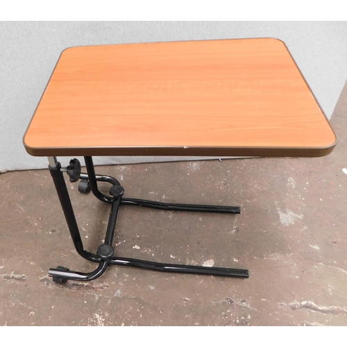 675 - Under-bed/chair adjustable table