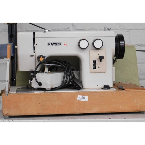 696 - Kayser retro sewing machine - unchecked