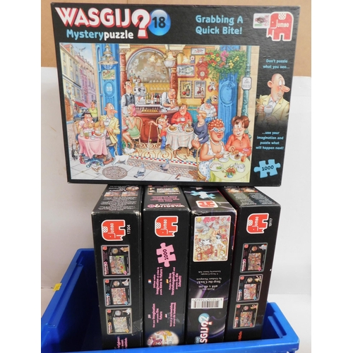 716 - Box of Wasgij's jigsaws