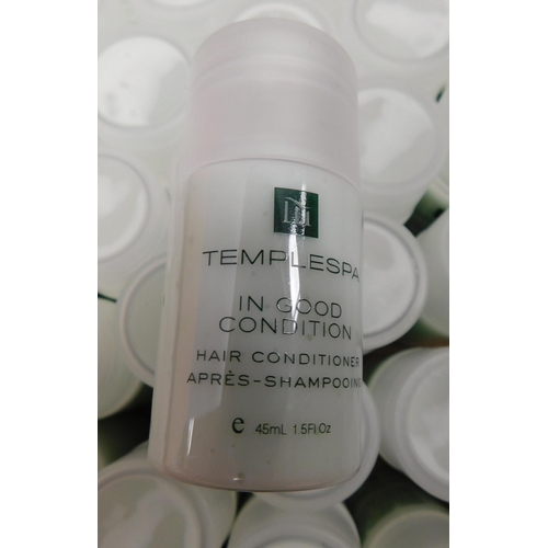 740 - Box of 200x new Temple Spa 'In Good Condition' hair conditioner - 45ml