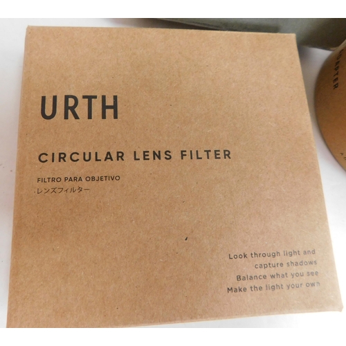 763A - Three brand new in boxes Uth lens mount adaptor - F (G)-Z, EF-X, EF-RF plus one circular lens filter... 