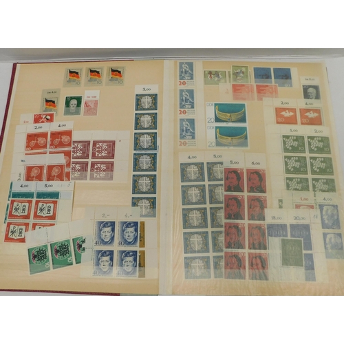 12 - Stamp stock book - containing/European stamps
