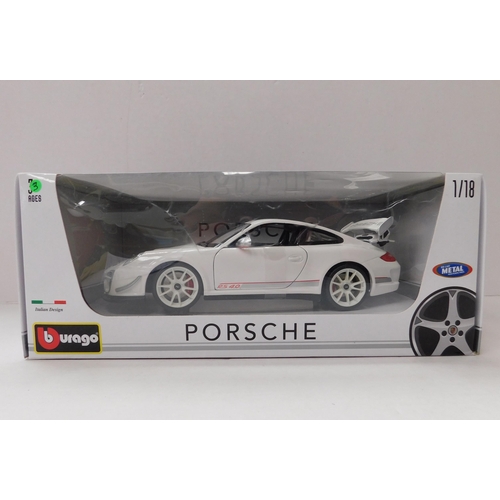 14 - Burago 1.18 scale - die cast/model Porsche 911 GT3 - boxed