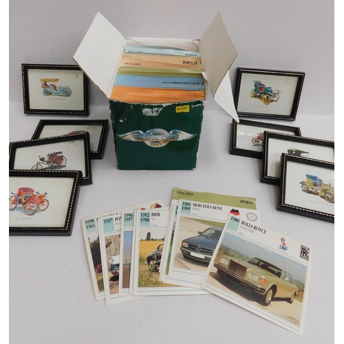 161 - Classic car - postcards & framed/prints