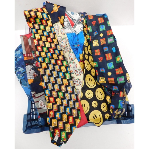 167 - Novelty - silk ties