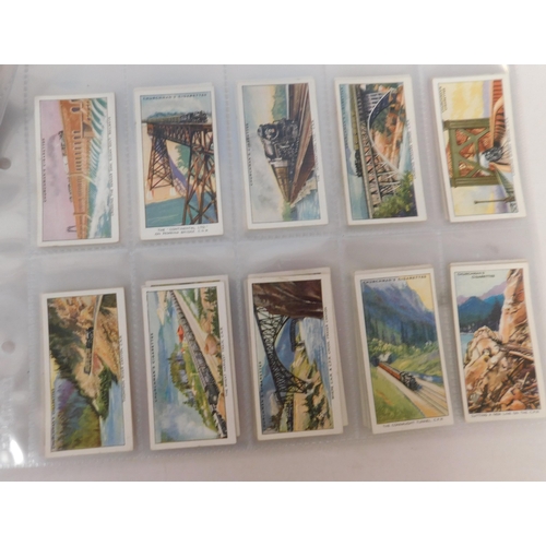 169 - Full set of/Churchman Empire railways - cigarette cards