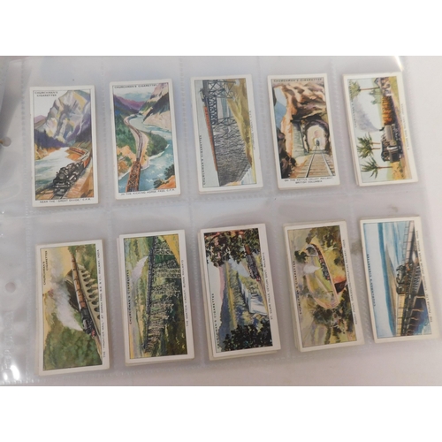 169 - Full set of/Churchman Empire railways - cigarette cards