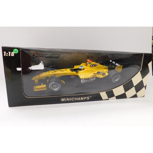 178A - Minichamps 1.18 scale - die cast/model Jordan EJ14 - boxed