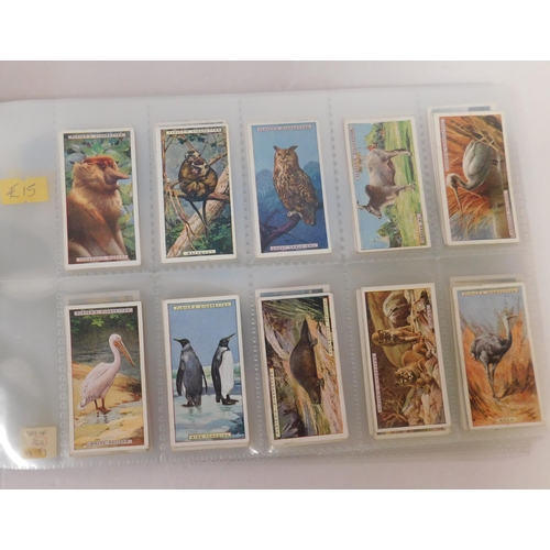 179 - Nine - sets of/cigarette cards