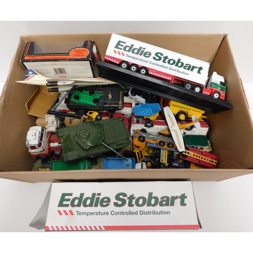 194 - Corgi & Dinky - die cast/model vehicles - including Eddie Stobart