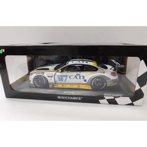 204 - Minichamps 1.18 scale - die cast/model BMW M6 GT3 - Ltd. Edition of 300 pcs - boxed