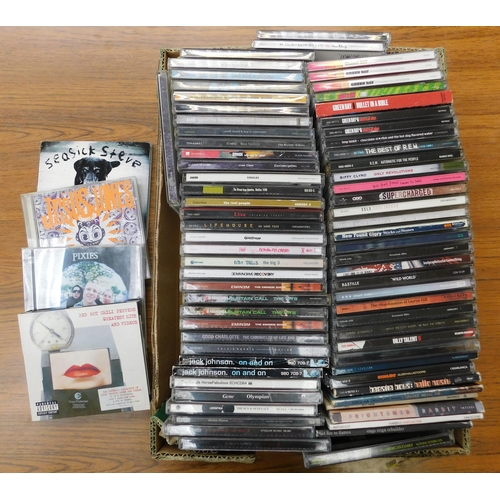 48A - Approximately 75/CDs including - Green Day/REM/ Marilyn Manson/Eminem/Biffy Clyro/The Pixies/Rejects... 