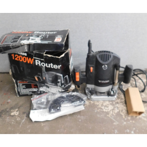 513 - Wickes 1200W router W/O - boxed