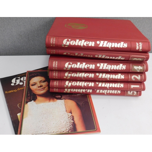 611A - Selection of Marshall Cavendish 'Golden Hands' magazines with binders