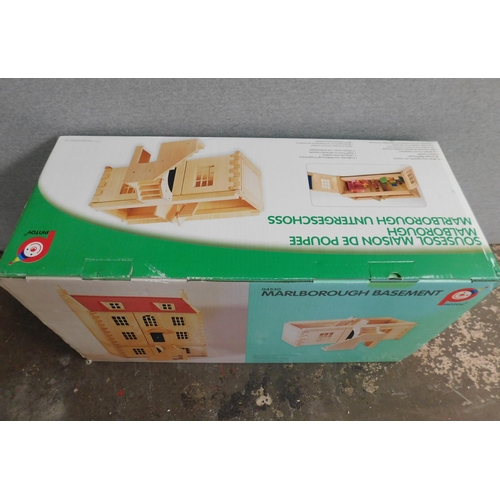 627 - Boxed 'Marlborough Basement' dolls house add-on