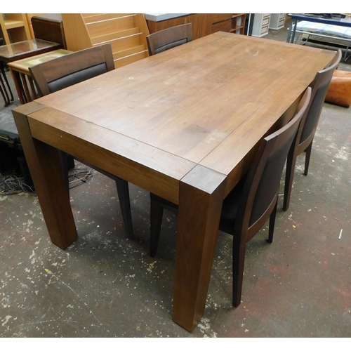 652A - Montbel dining table and four chairs