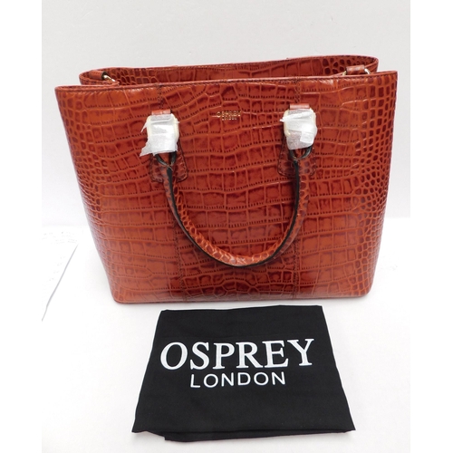 670 - Osprey of London leather handbag