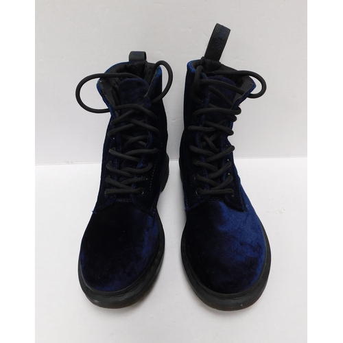 676 - Pair of size 4 royal blue Doc Martens