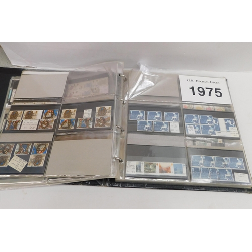 7A - Stamp dealers/counter book - containing mixed stamps on stock cards