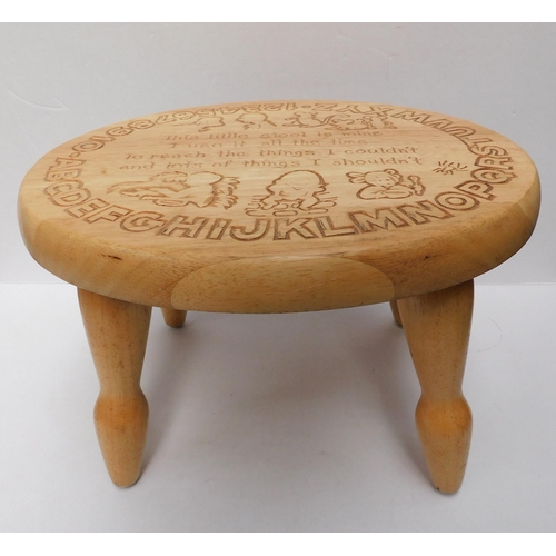 92 - Handmade - children's/wooden stool - approx. 9