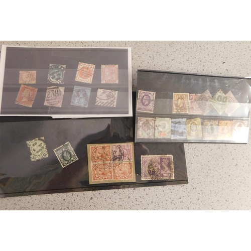 144 - Antique & vintage stamps - on stock cards