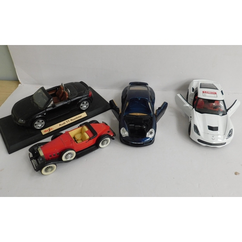 38 - Four/large scale - die cast/model vehicles