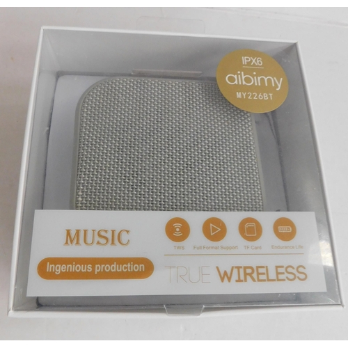 531 - New in box Aibimy True wireless speaker IPX6