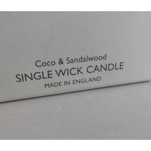 532 - New in box Molton Brown single wick candle - Coco and Sandalwood