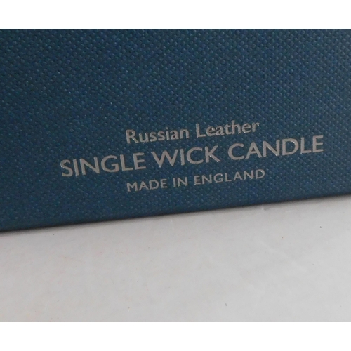 533 - New in box Molton Brown single wick candle - Russian Leather