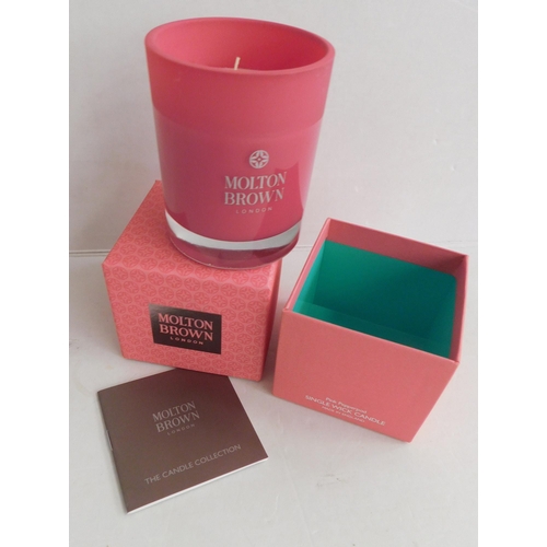 534 - New in box Molton Brown single wick candle - Pink Pepperpod