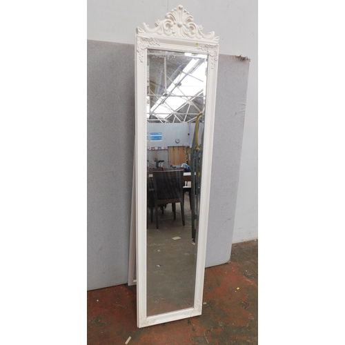 572 - Free standing large cheval mirror