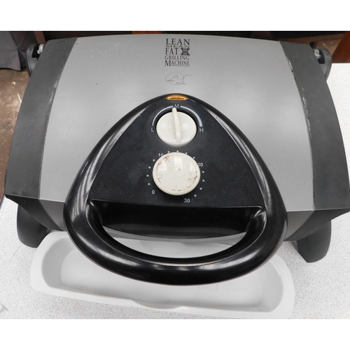 609 - George Forman lean mean fat grilling machine W/O