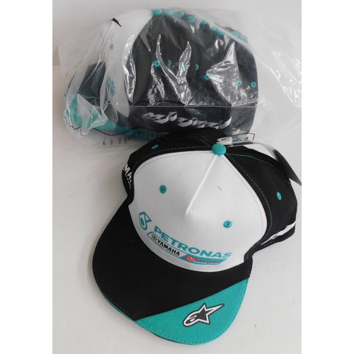 612 - 10 New in bag and with tags Petronas Yamaha racing baseball hats