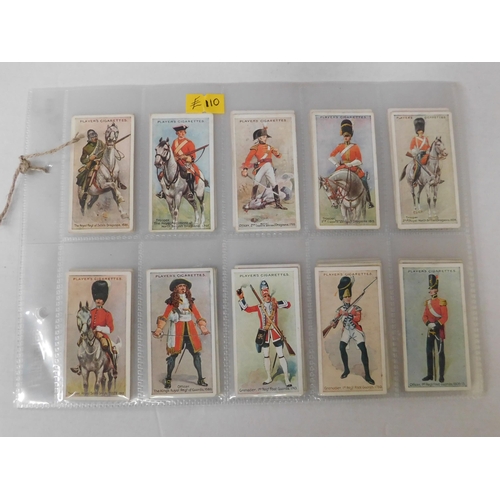 95 - Full set of - John Players/Regimental uniforms - cigarette cards