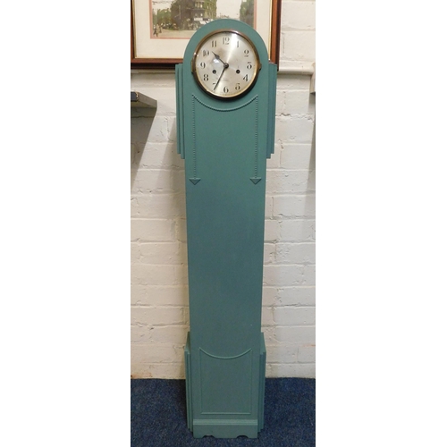 1 - Over painted/Edwardian - Grandmother clock