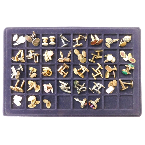 213 - Cufflinks including - mother of pearl