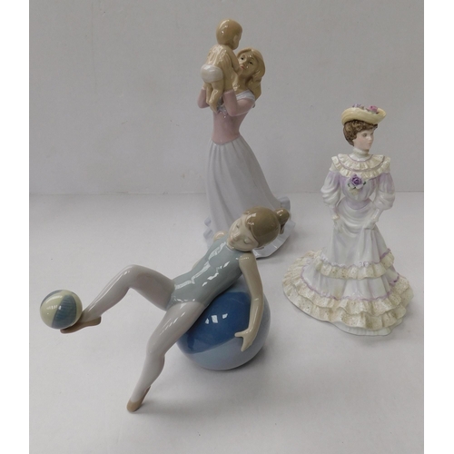 226 - Leonardo/Coalport & Nao figures - no damage