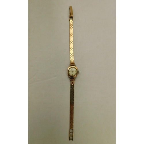 113 - Art Deco style - gold cased/Regency - ladies cocktail watch