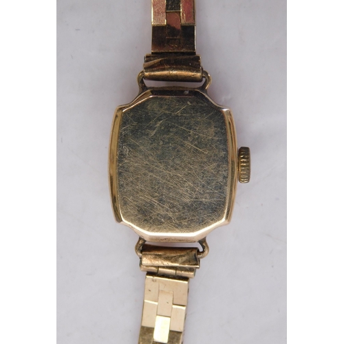 113 - Art Deco style - gold cased/Regency - ladies cocktail watch