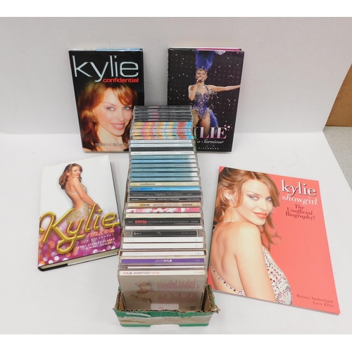 2A - Thirty six CDs -  including Madonna & Kylie Minogue - & four/Kylie Minogue books