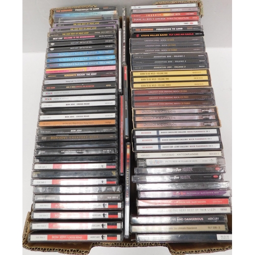 52 - Seventy eight - Rock & Heavy Metal CDs including - Aerosmith/Bon Jovi/Guns n Roses/Meatloaf/Jimi Hen... 