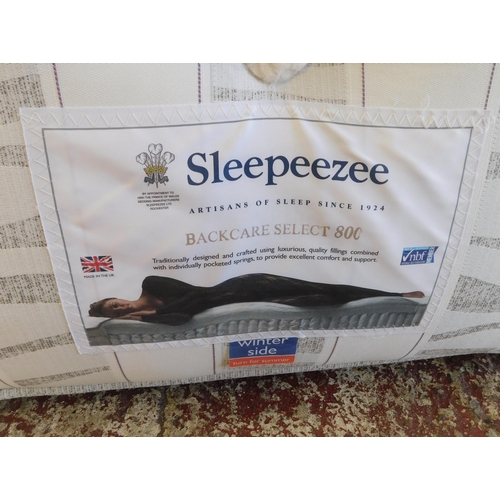 546 - Sleepeezee back-care select 800 single mattress - good condition