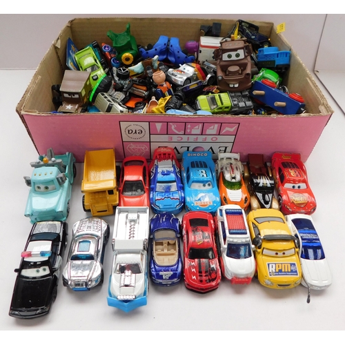 55 - Die cast/model vehicles - including Disney Cars