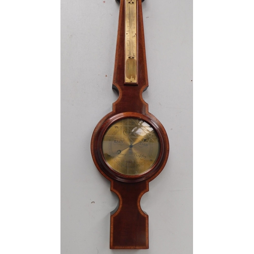 573 - Barometer on wood - no thermometer