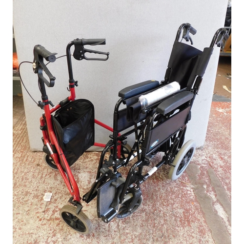 583 - Wheelchair and walker