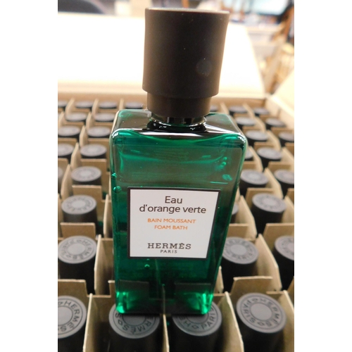 606 - 200x Brand new in box Hermes 40ml 'eau d'orange verte' foam bath