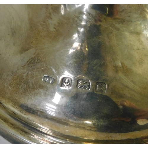 354 - Sterling silver hallmarked/Trophy - no inscription/blank - Birmingham/1931 Maker J.F - approximate w... 