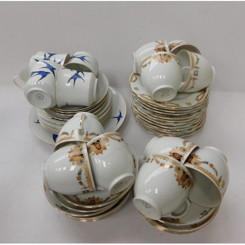 66 - Czechoslovakian - part/tea sets